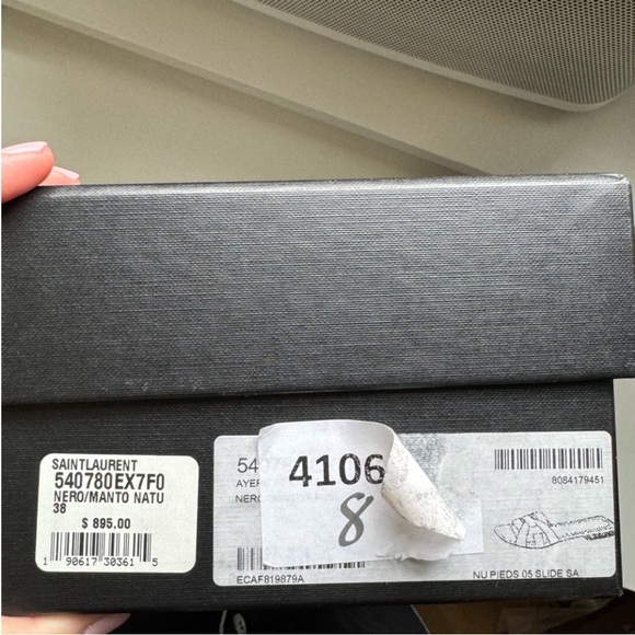 Saint Laurent Leopard Print Tribute Sandals - Picture 6 of 8